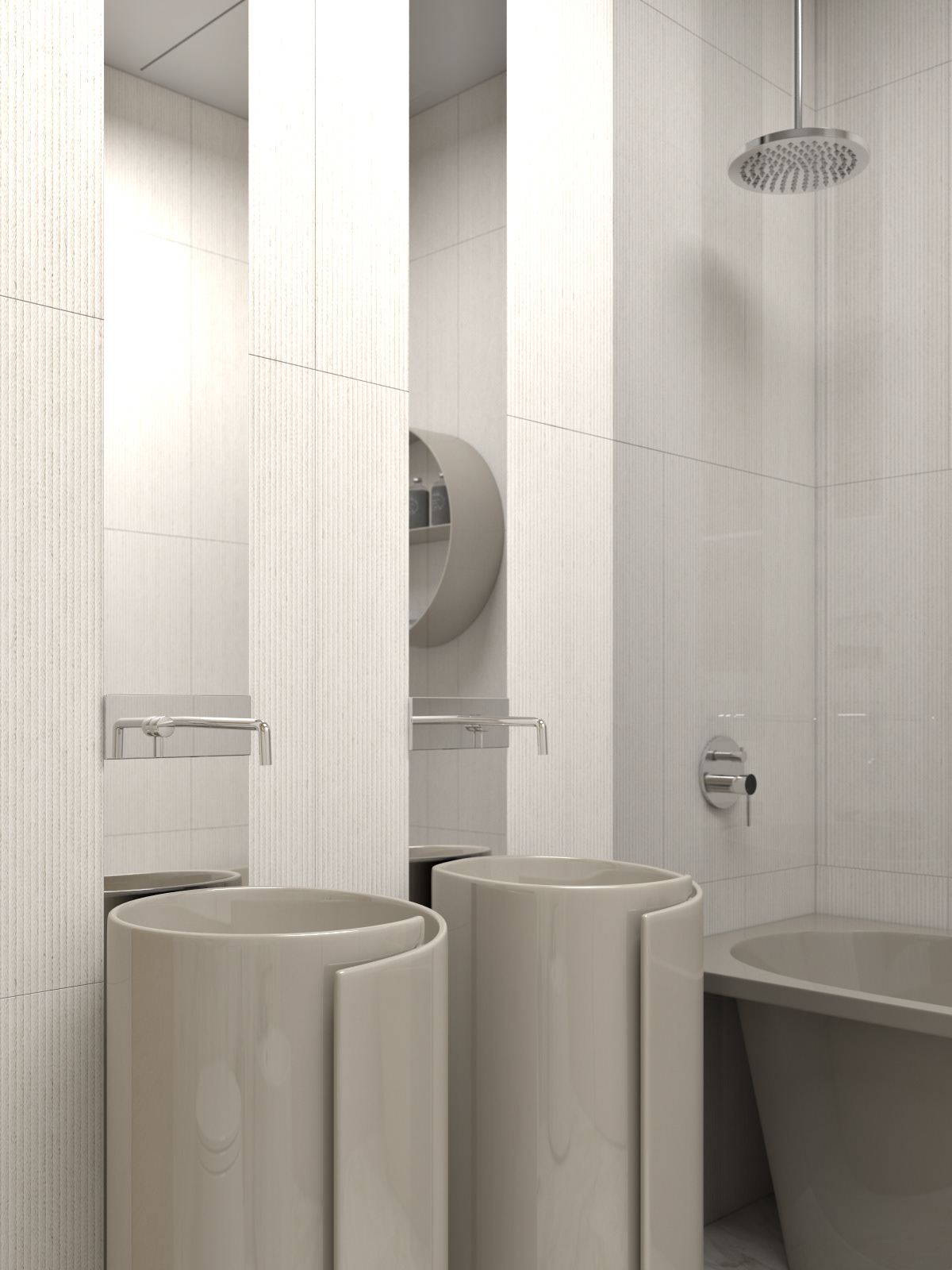 monochrome bathroom Tamara Batsmanova-0