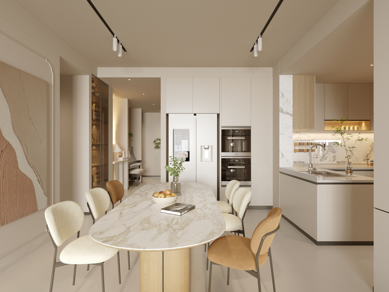 贵阳中建华府 140 平米现代简约家居设计丨中国贵阳-17