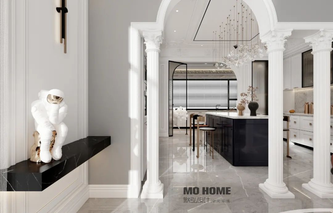 天津·武清尚清湾法式轻奢别墅丨中国天津丨默弘设计-33