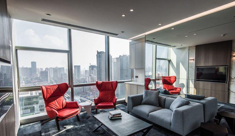 武汉天地商圈的绿色开放式办公室设计-12