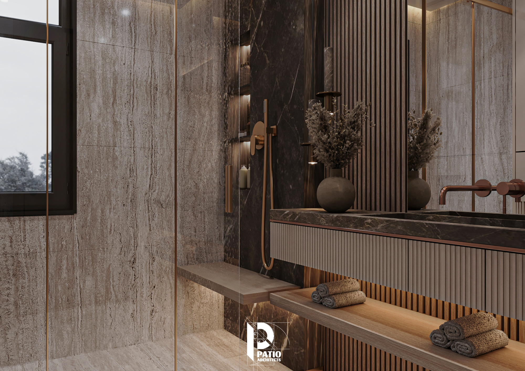 Two Bathrooms Interior Design Concept-12
