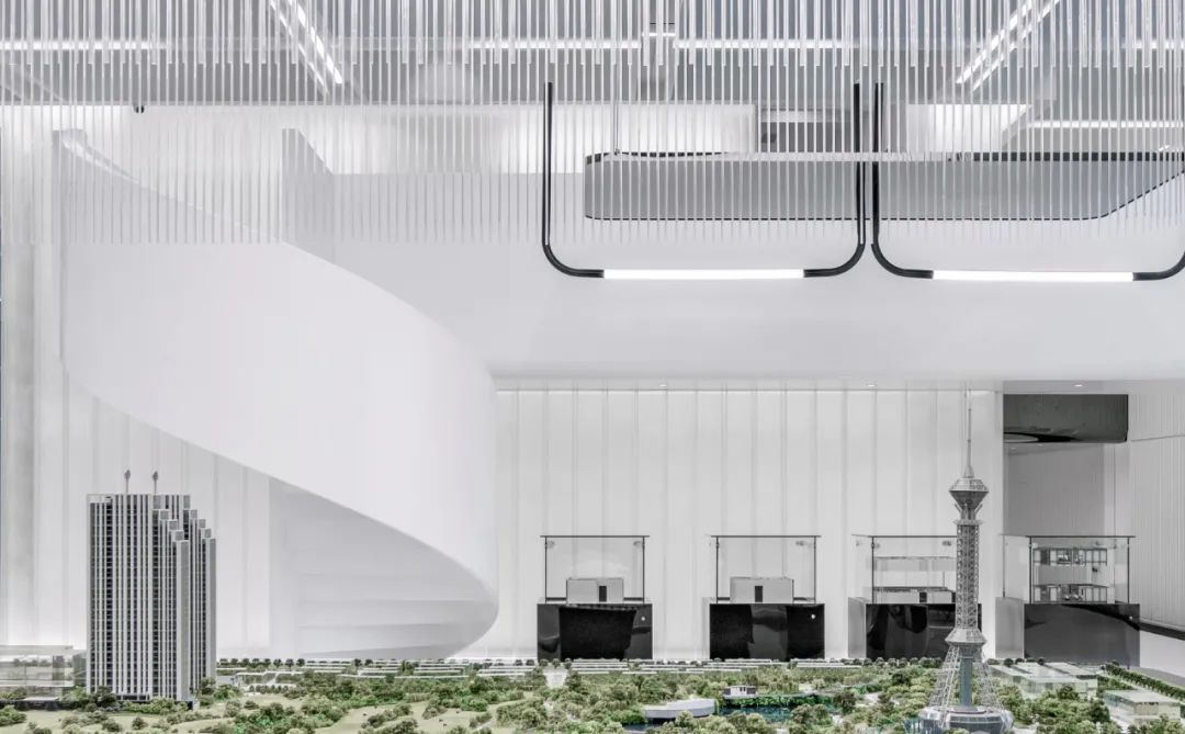 石家庄中电展示中心 / 纯净白色空间的诗意营造-12