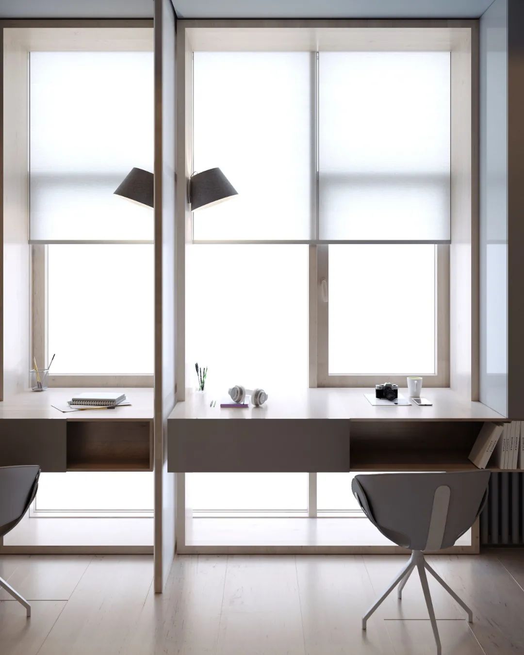 现代简约灰调空间设计-20