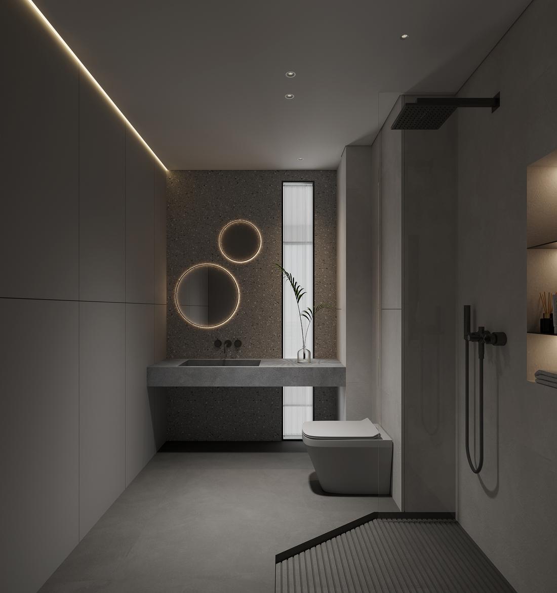 设计师施元海丨别墅丨TEAM-CSID-灰白印象【精要主义】-9