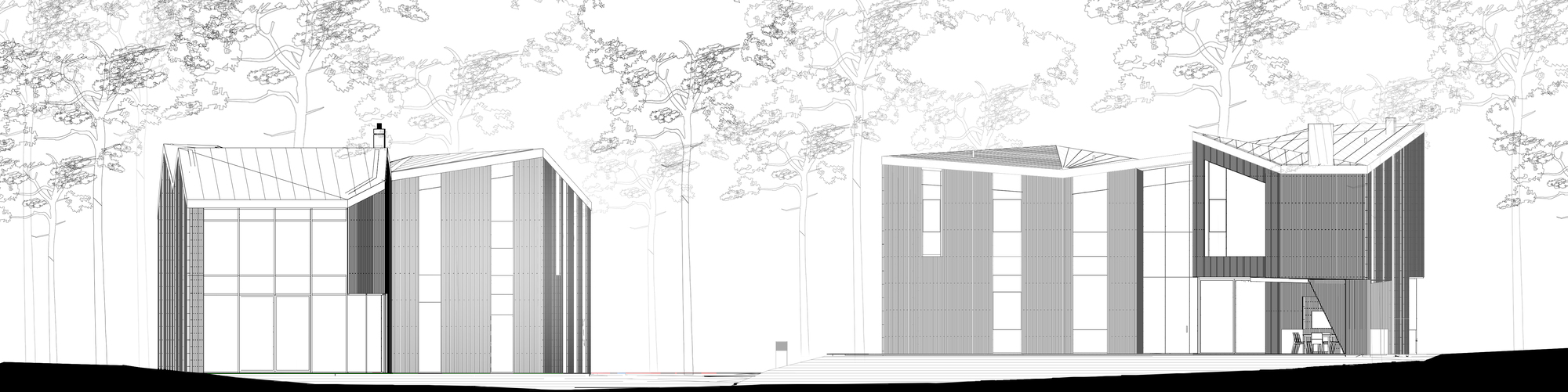 森林中的房屋丨立陶宛维尔纽斯丨Architektūros linija-48