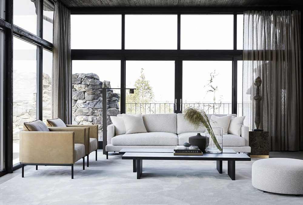 悬崖边的现代别墅 | Slettvoll 设计团队的惊艳之作-3