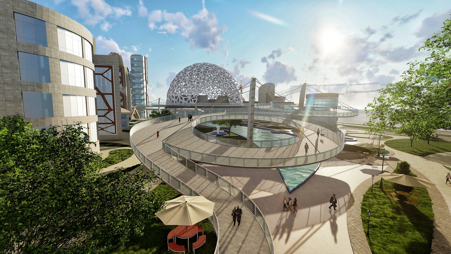 مشروع تصميم منطقة حضرية-0