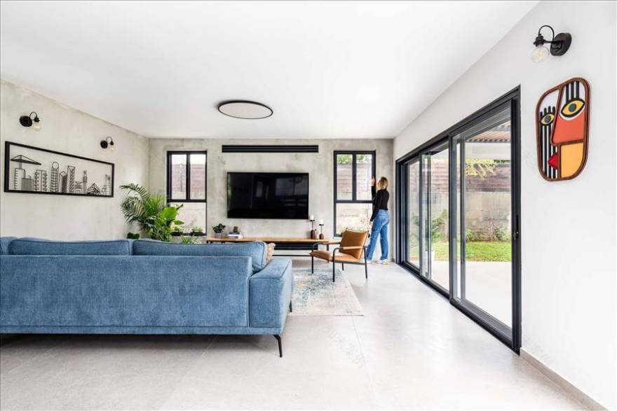 רוית רוד | עיצוב פנים בית פרטי 6 חדרים בירקונה - PICKINTERI-9