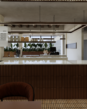 "Brew & Bloom Café"