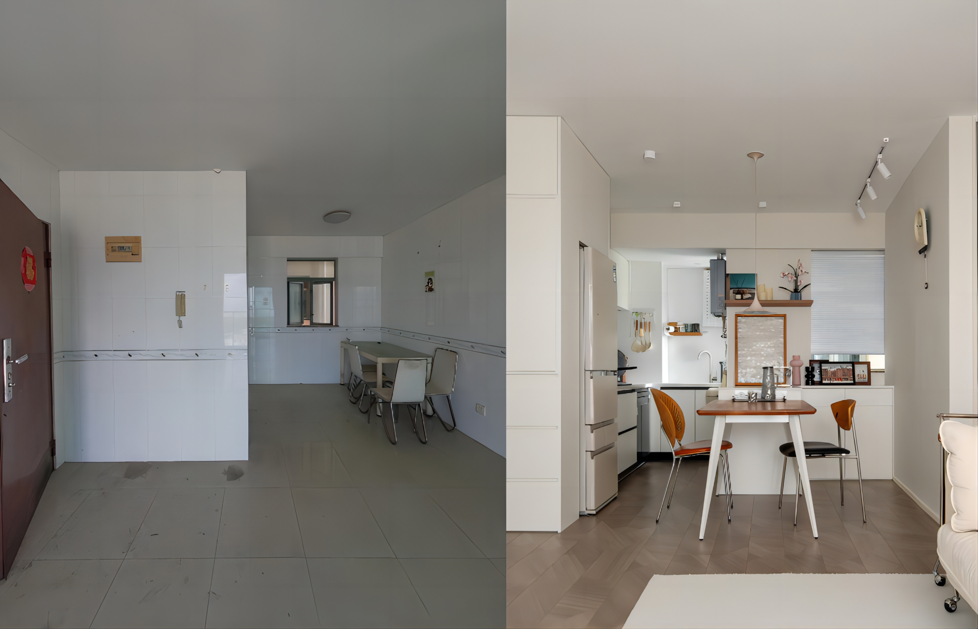 自由式客厅+日式四分离,治愈系的二人一猫-25