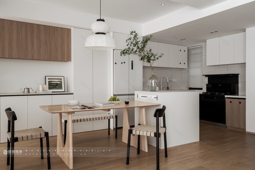 海月平湖现代原木混搭风设计丨中国重庆丨琢信装饰-11