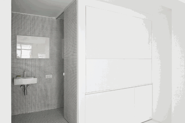 36㎡的纯白色极简小宅设计-24