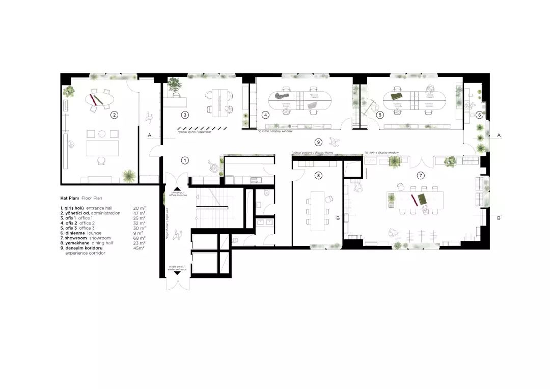 伊斯坦布尔时尚办公空间 | Slash 打造自然优雅的创意栖息地-38