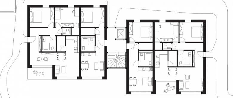 贝吉施格拉德巴赫的住宅楼丨德国丨MTTR Architekten + Stadtplaner-6