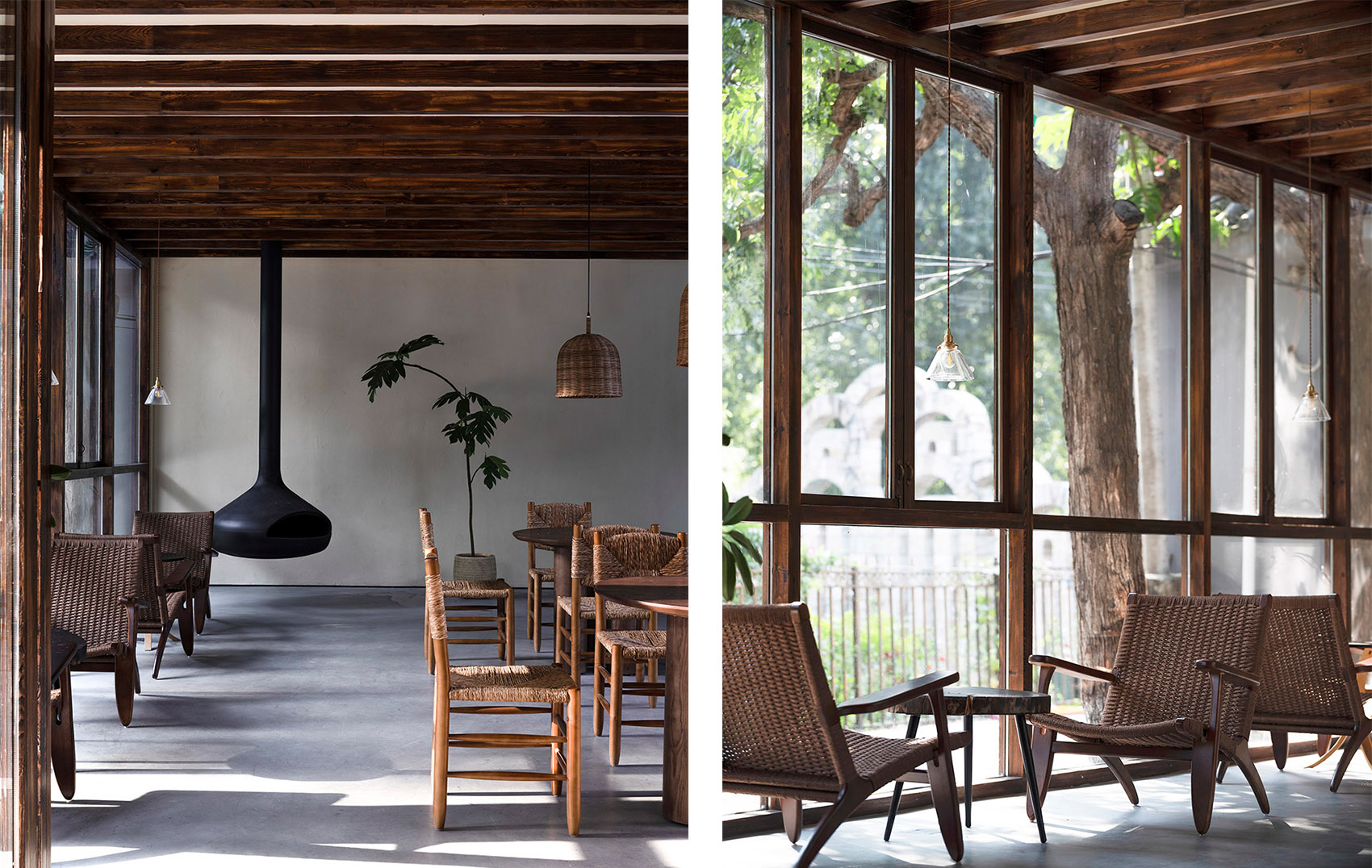 四棵树下的小院每喜merci mercy餐厅丨中国北京丨五架三间设计研究室-22