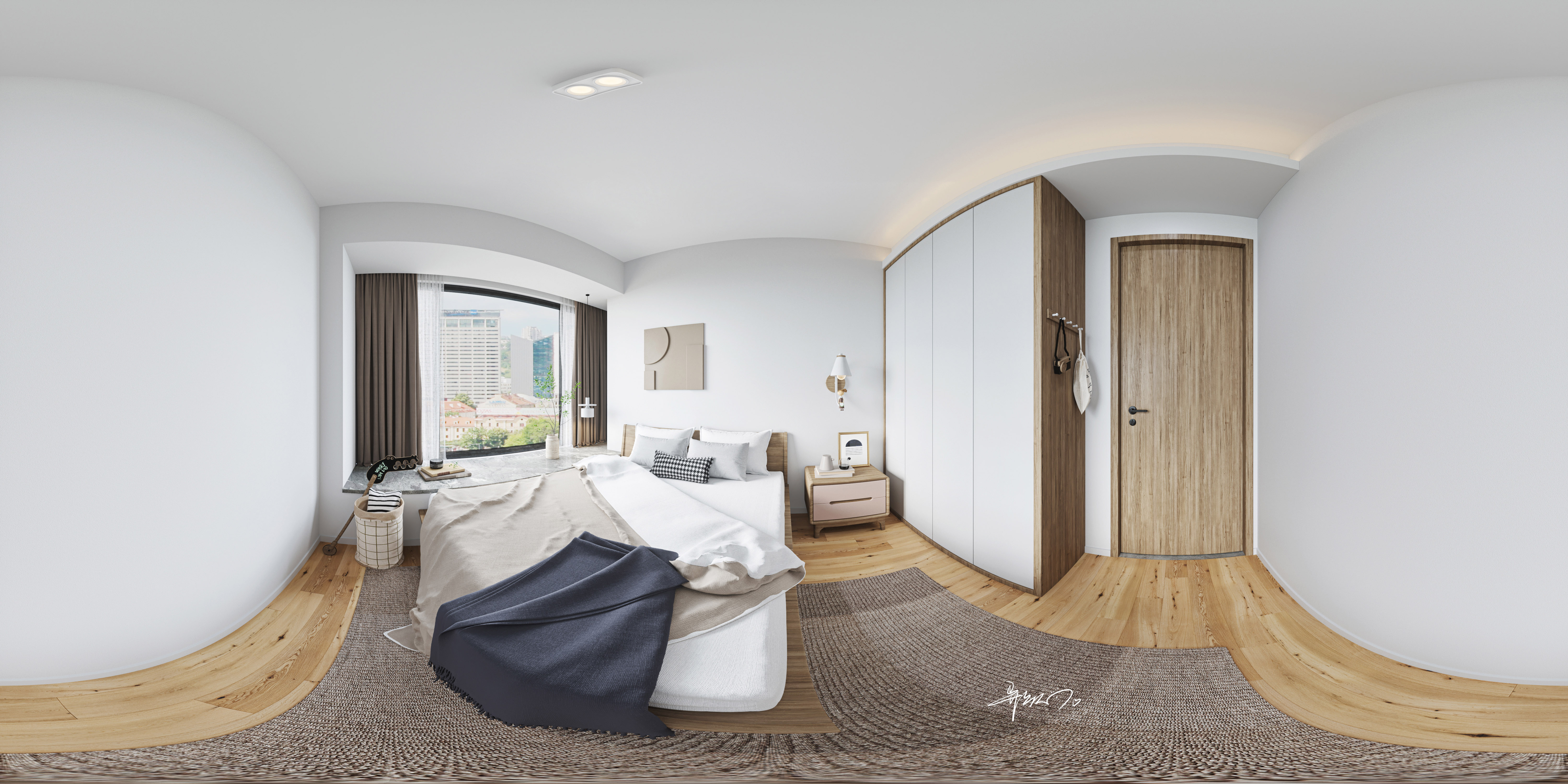 北欧简约风办公空间设计-16