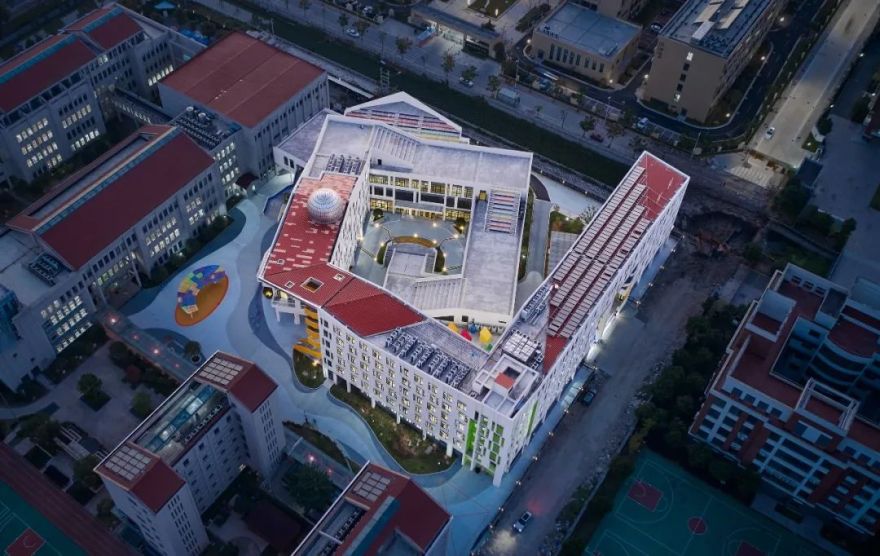 乐清育英寄宿学校 | 螺旋体建筑的丰富空间与创新教育理念-48