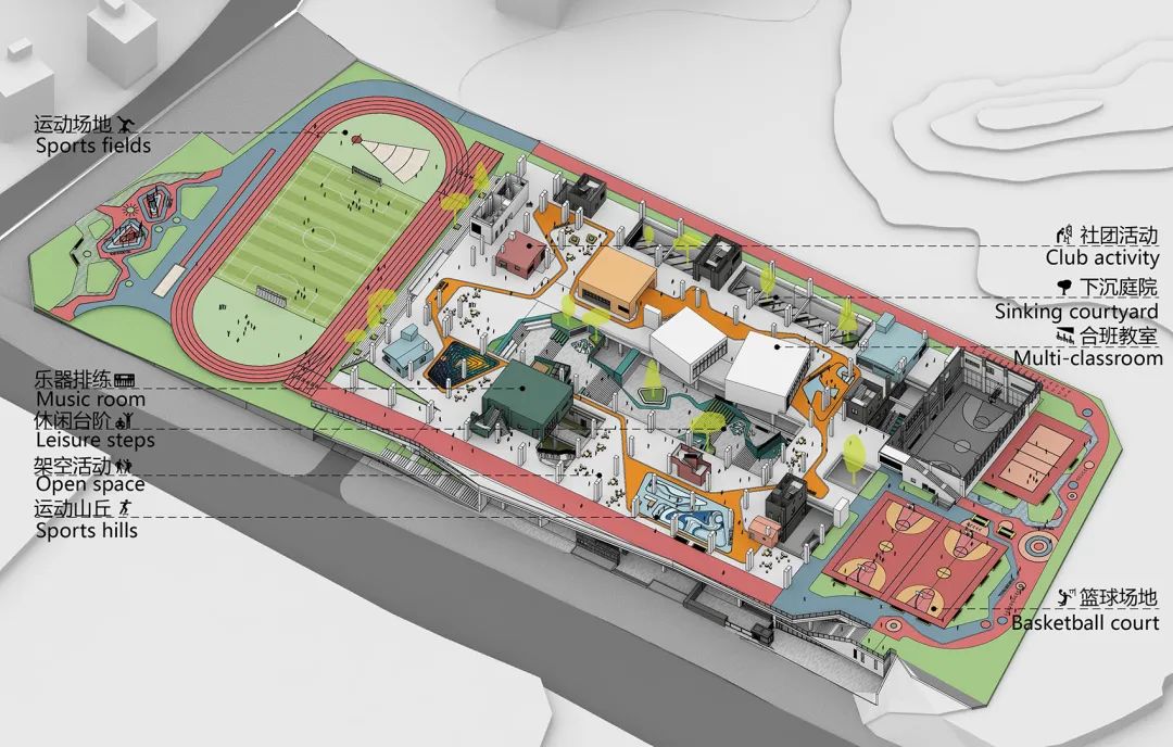 深圳市龙华区行知中学丨中国深圳丨筑博设计联合公设-35
