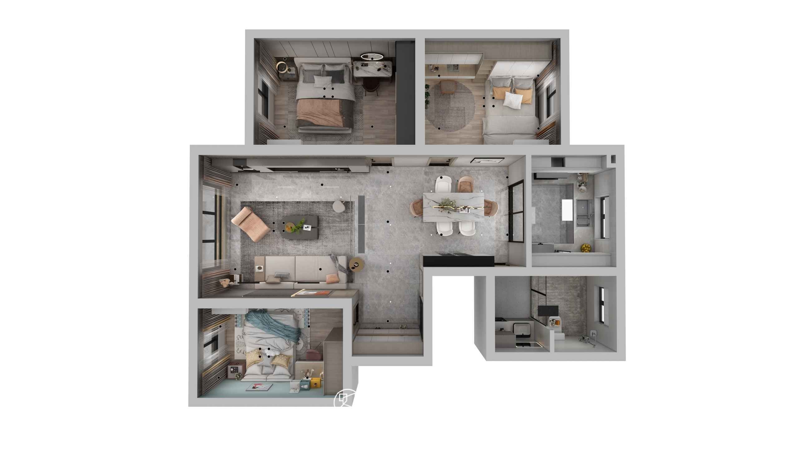 理想三旬 · 106 平方现代温馨家居设计-6