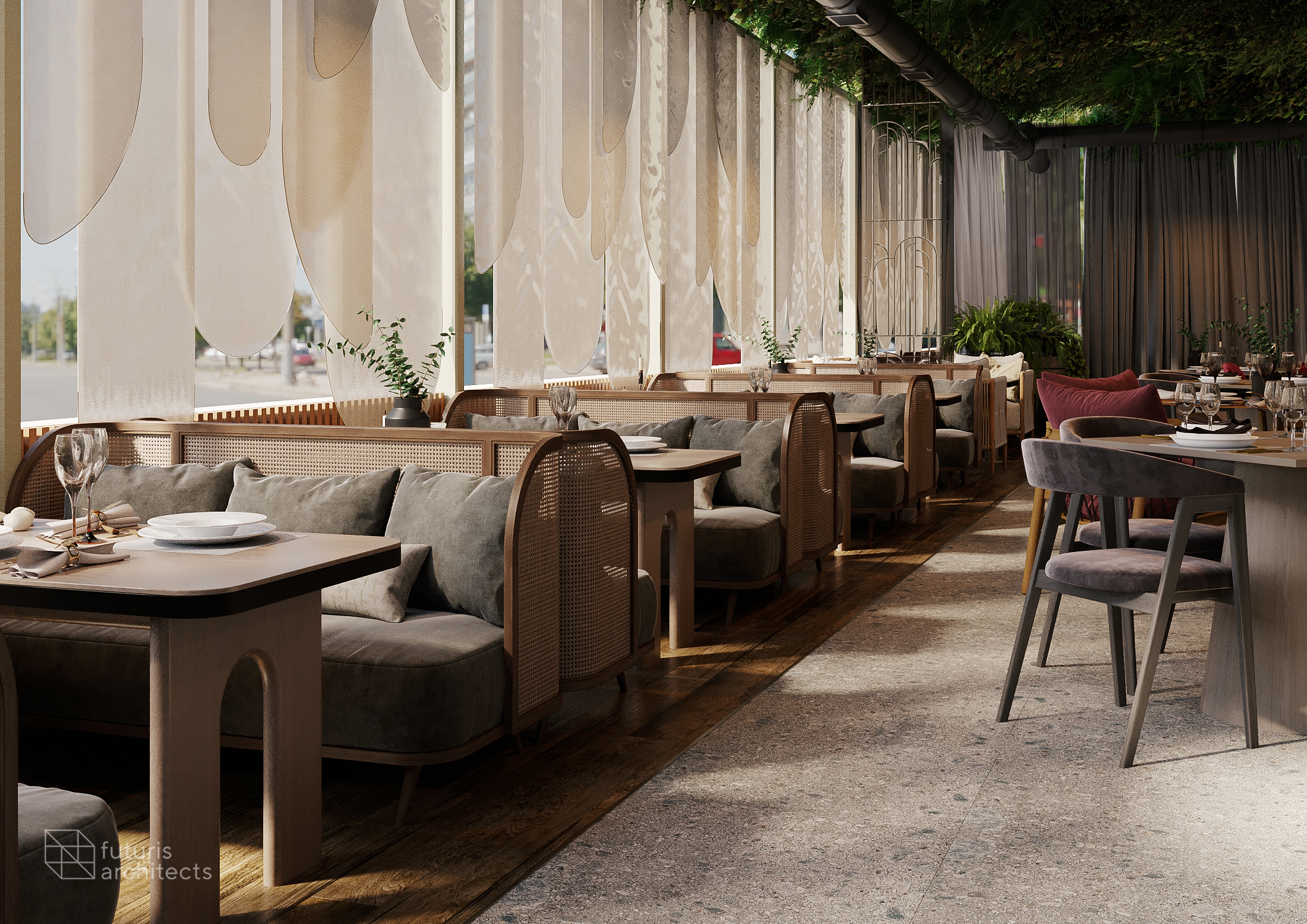 水烟吧丨美国洛杉矶丨Futuris Architects-19