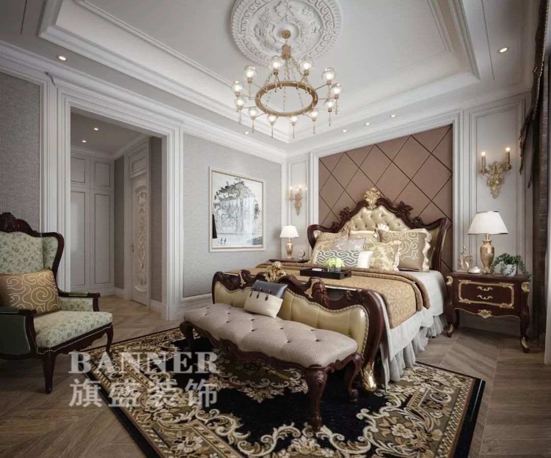 南昌汉港凯旋城 270㎡美式小清新设计-26