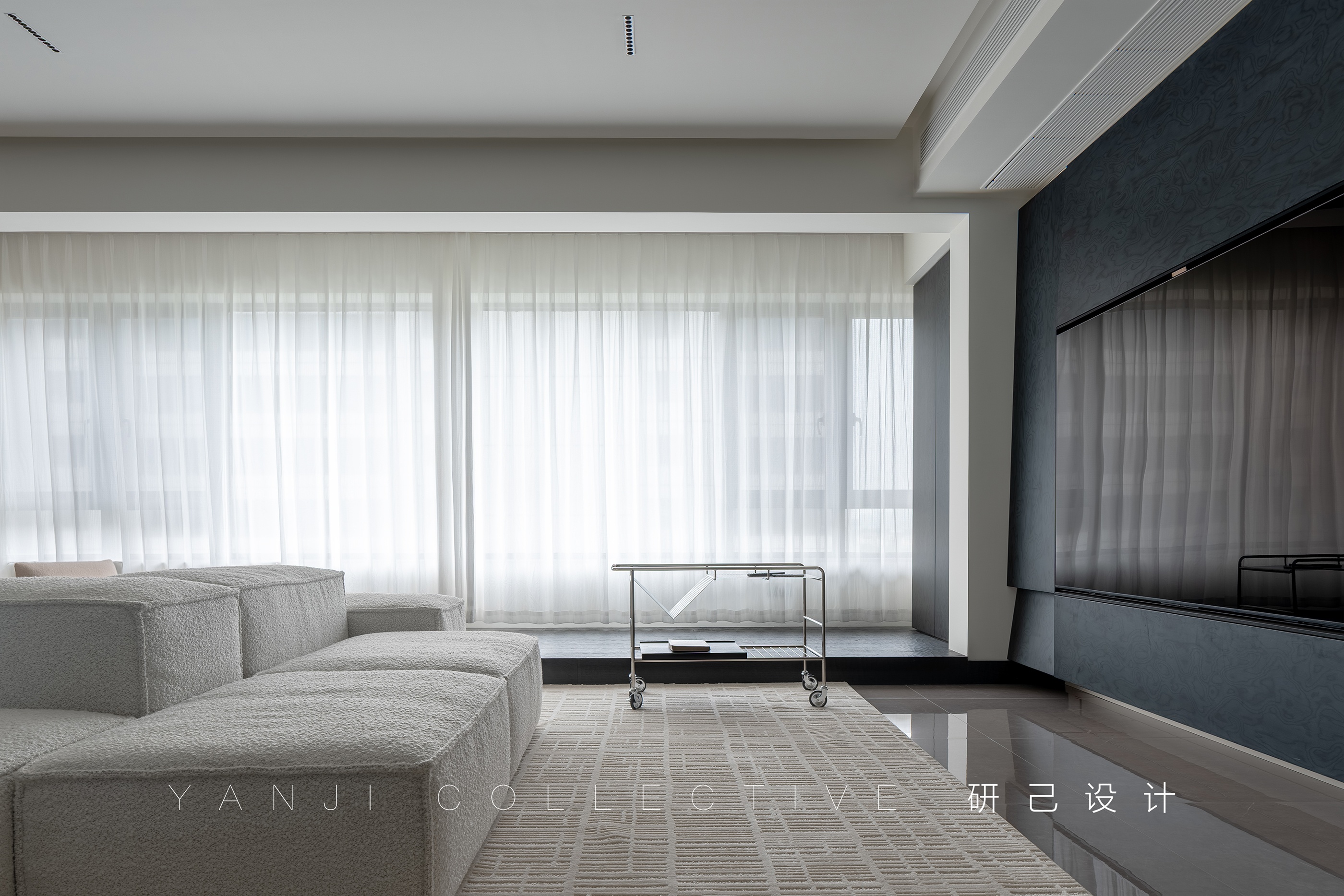 研己实景·142平精装修改造蓝调新家丨中国北京丨研己设计-27