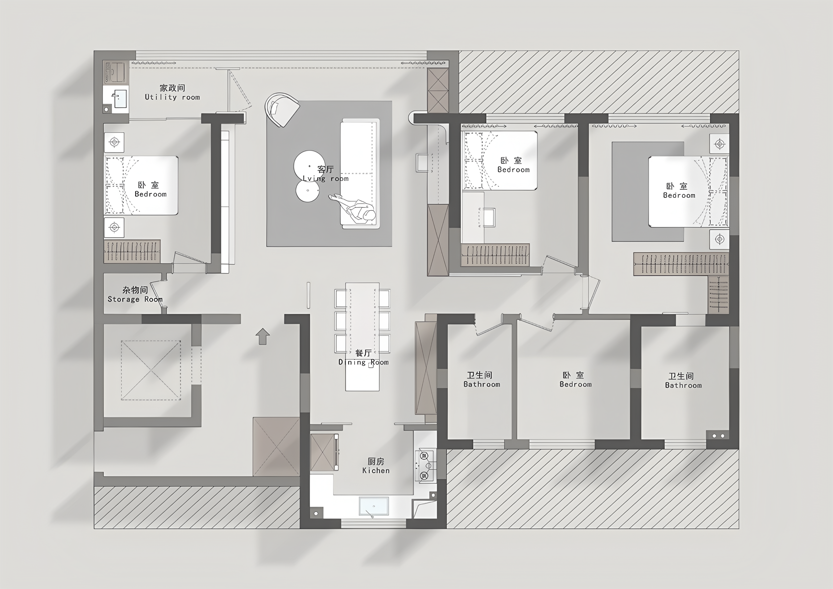 《隐构》南京171m²精装改造 · 南舍空间丨中国南京丨南舍空间设计-30
