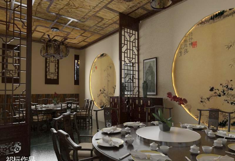 斜塘老街酸菜鱼，原木与竹子的复古空间-0