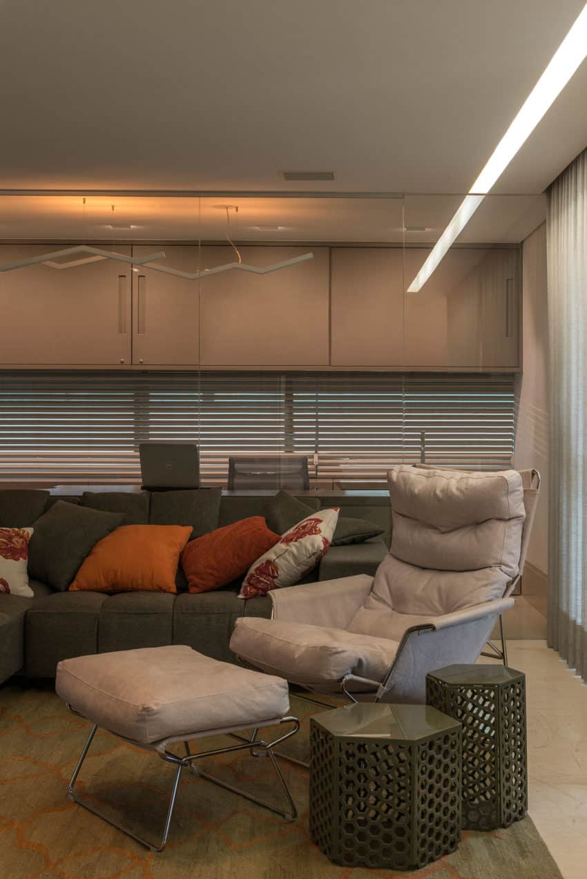 巴西贝洛奥里藏特优雅顶层公寓丨塞伦·伊万诺,路易斯·恩里克·里贝罗-19