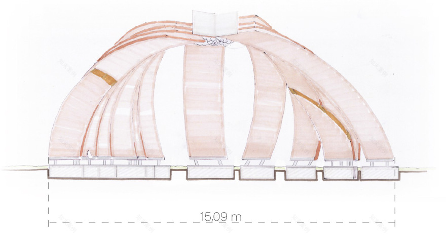 为库埃龙市音乐学校创建活动空间丨法国丨Thuaud Jean Philippe(室内建筑师兼设计师)-7