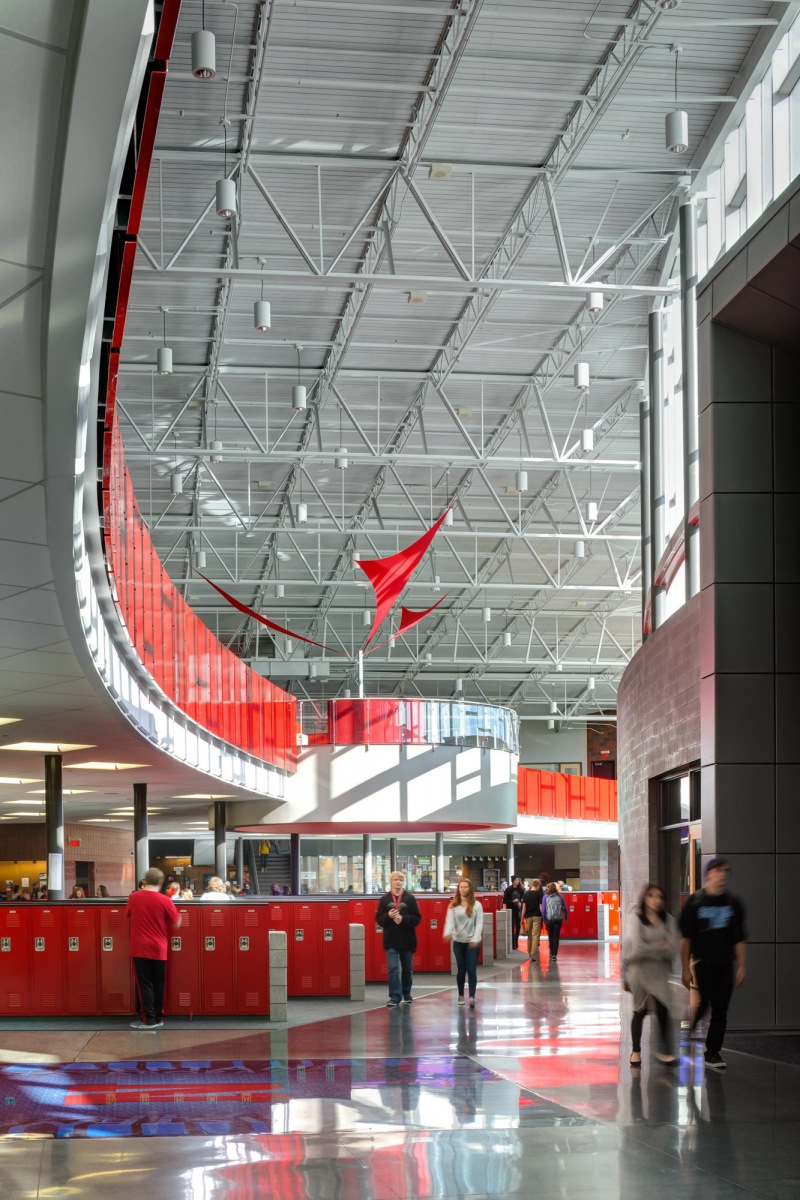 Michigan 北景高中校园翻新,连接现代与传统-8