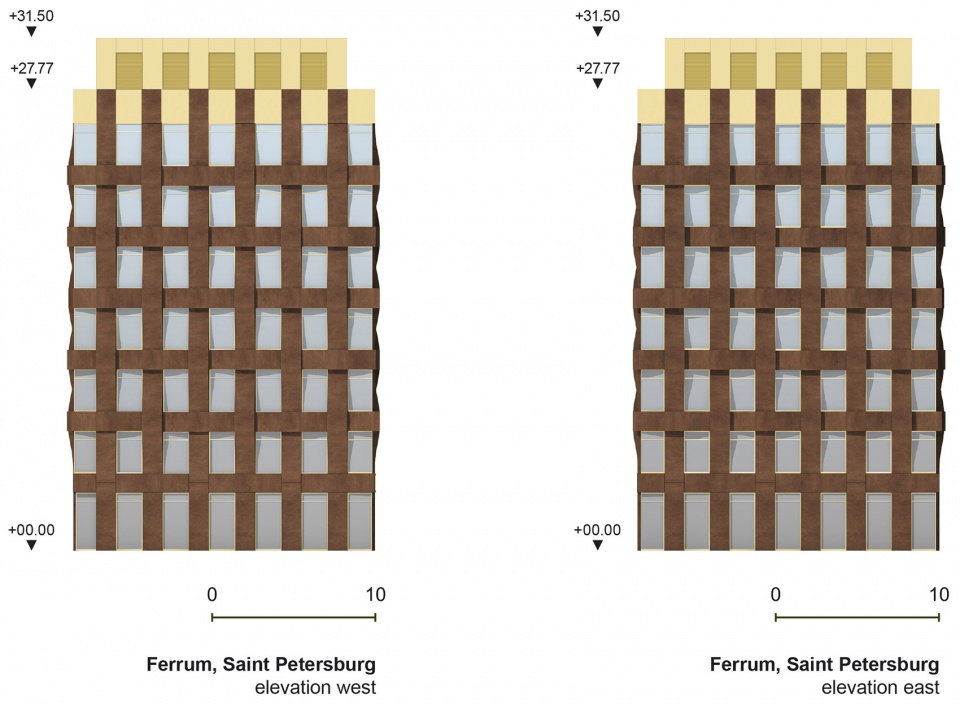 Ferrum 1 办公楼丨俄罗斯圣彼得堡丨TCHOBAN VOSS Architekten-40