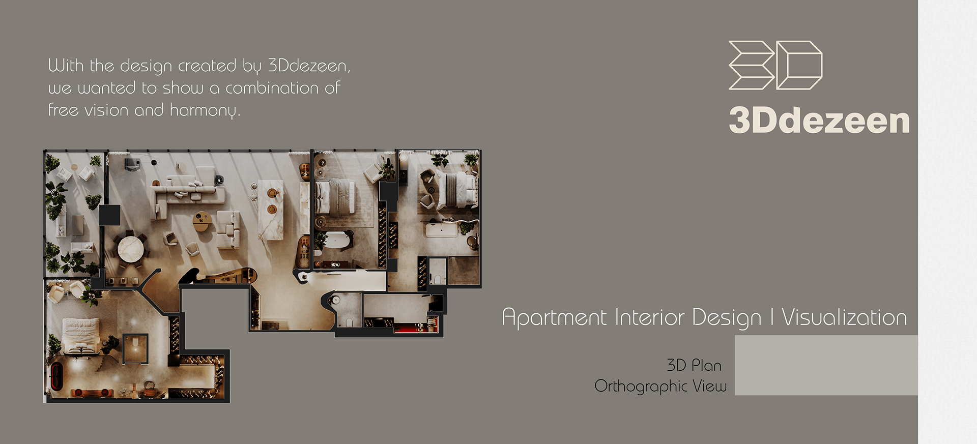 Miami Apartment 室内设计可视化丨美国-90