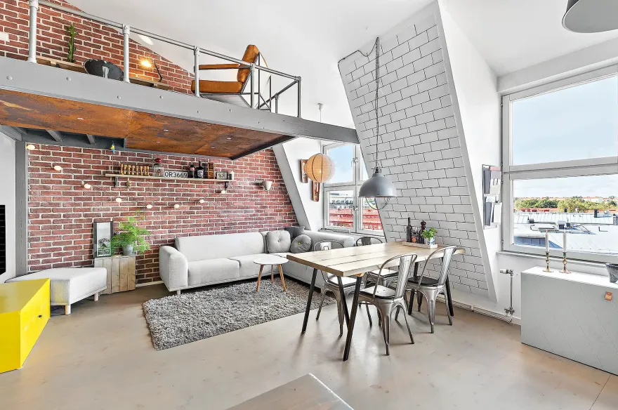 纽约风格工业风公寓设计-2