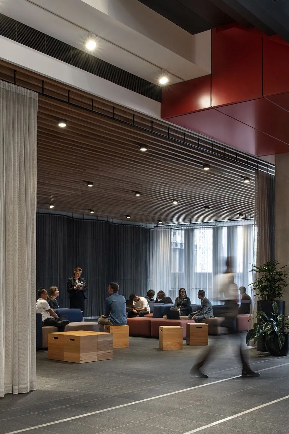 悉尼红梯 · 澳大利亚国民银行双生办公空间丨澳大利亚悉尼丨伍兹贝格-23
