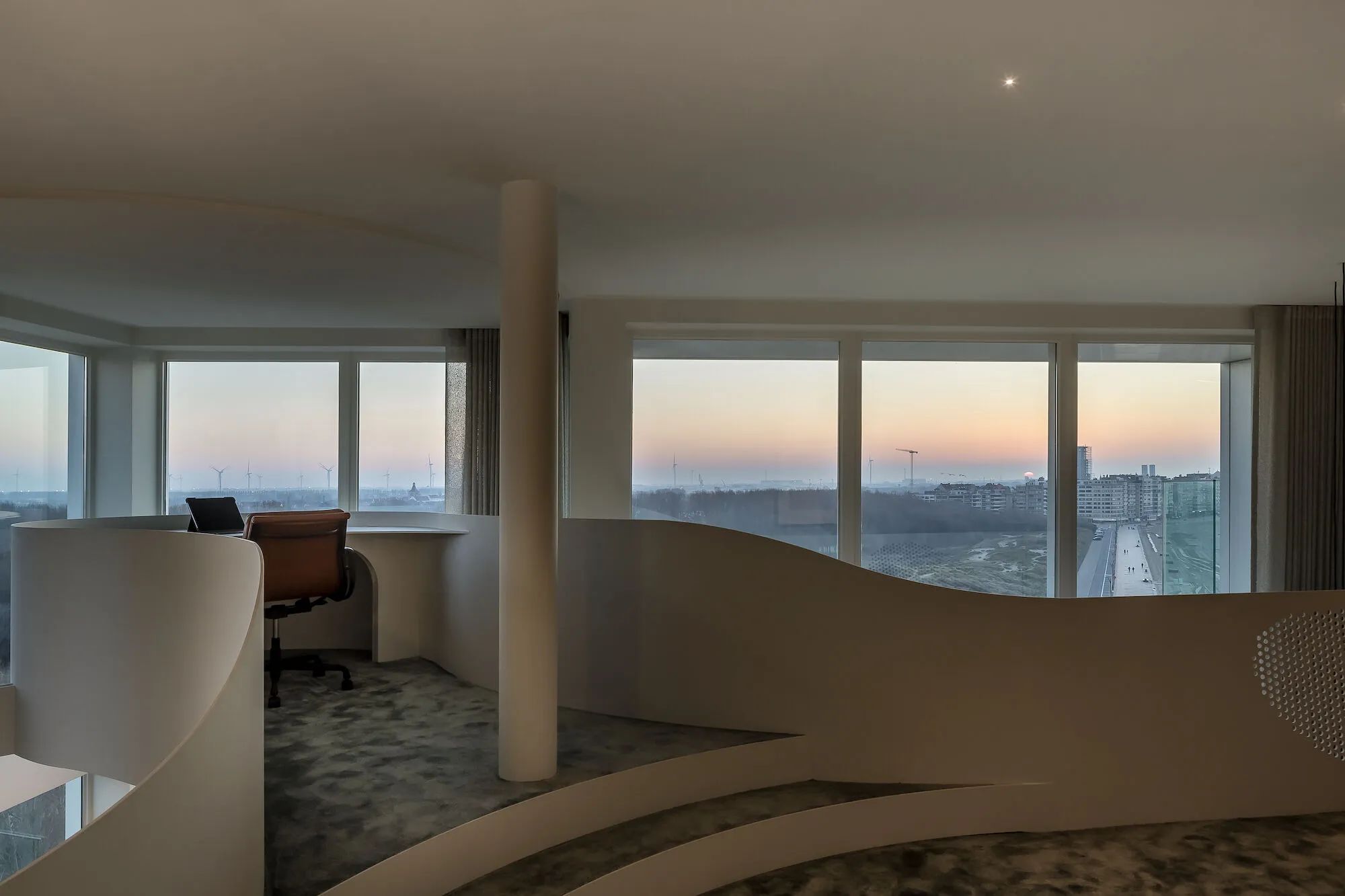 比利时克诺克复式顶层公寓室内装修丨Architects Claerhout  Van Biervliet-0