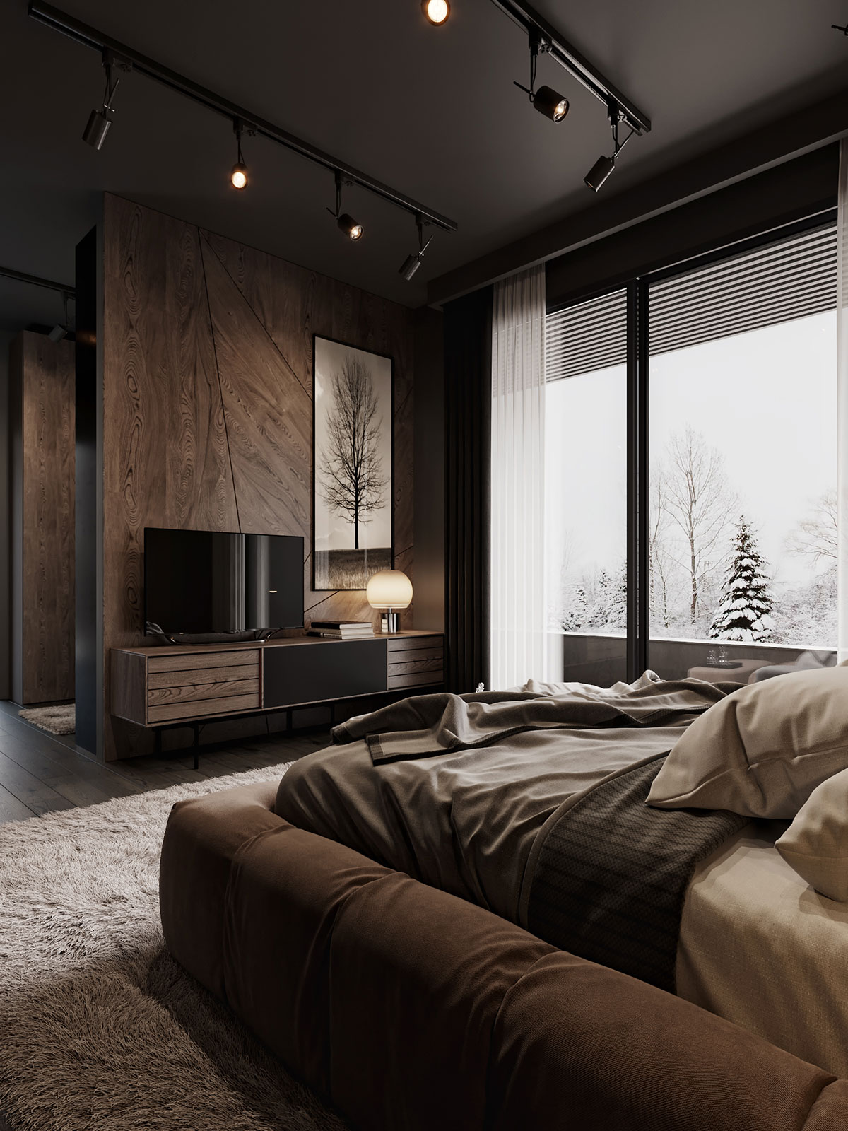 大平米住宅设计 满满的高级感！-17