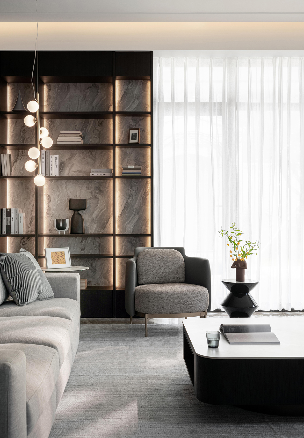 绿城玫瑰园·和光同尘丨中国淄博丨观享际SKH室内设计-16