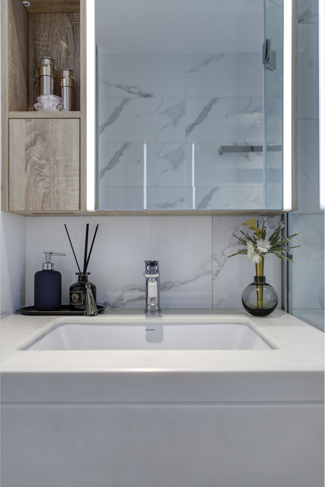 深圳碧桂园观麓花园 | 89㎡现代潮居,星际熊点缀克莱因蓝空间-86