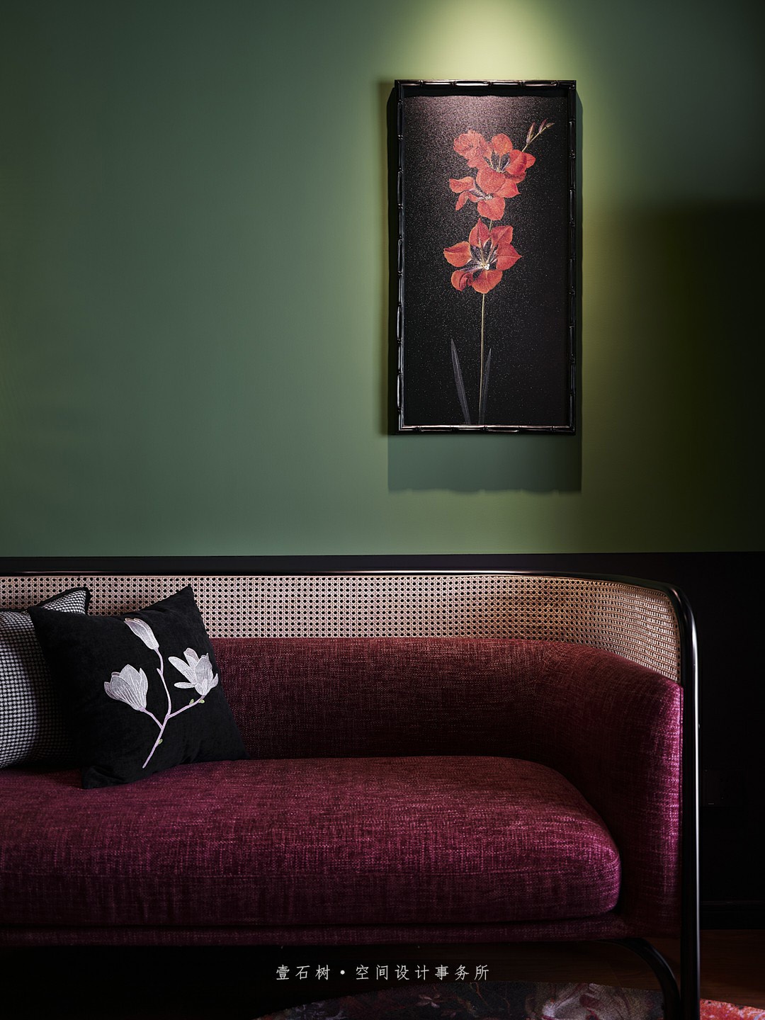 荣誉花园复古风格设计丨壹石樹空间设计事务所-22