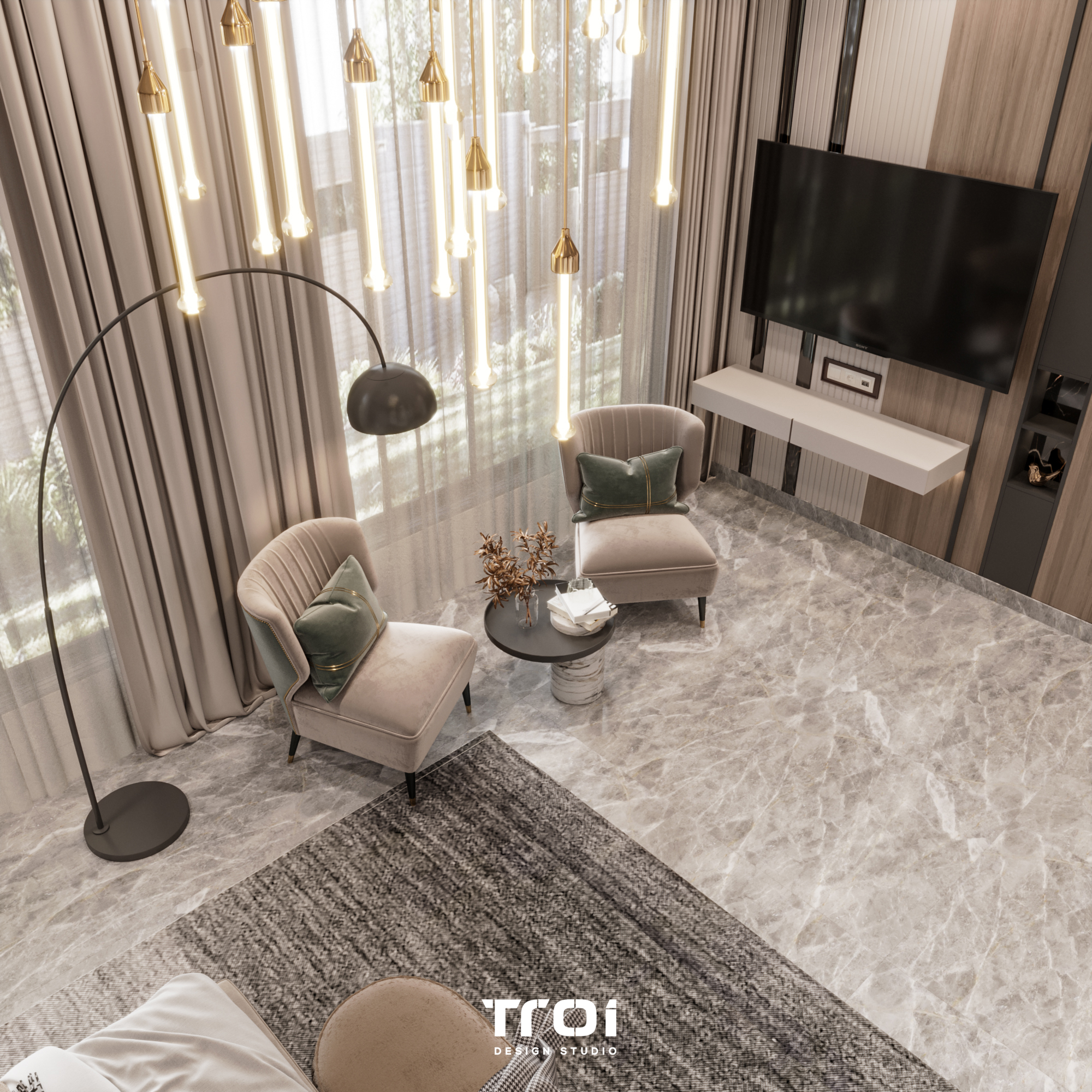 主卧室丨Troi Design Studio-29