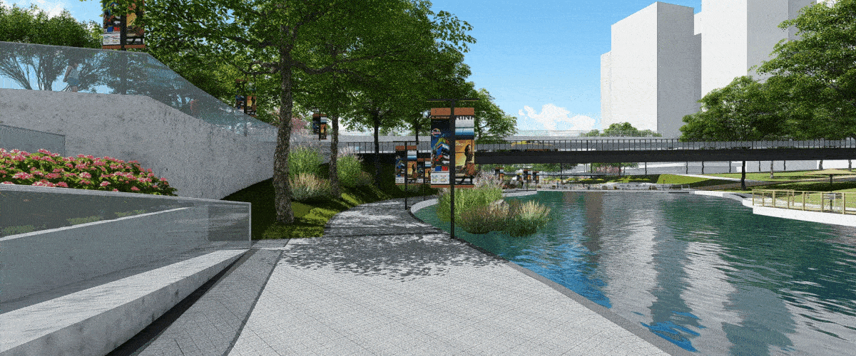 滨水空间景观展示-4