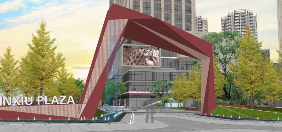 以折线力量,突破场所的边界 ▏旭辉华宇锦绣广场-34