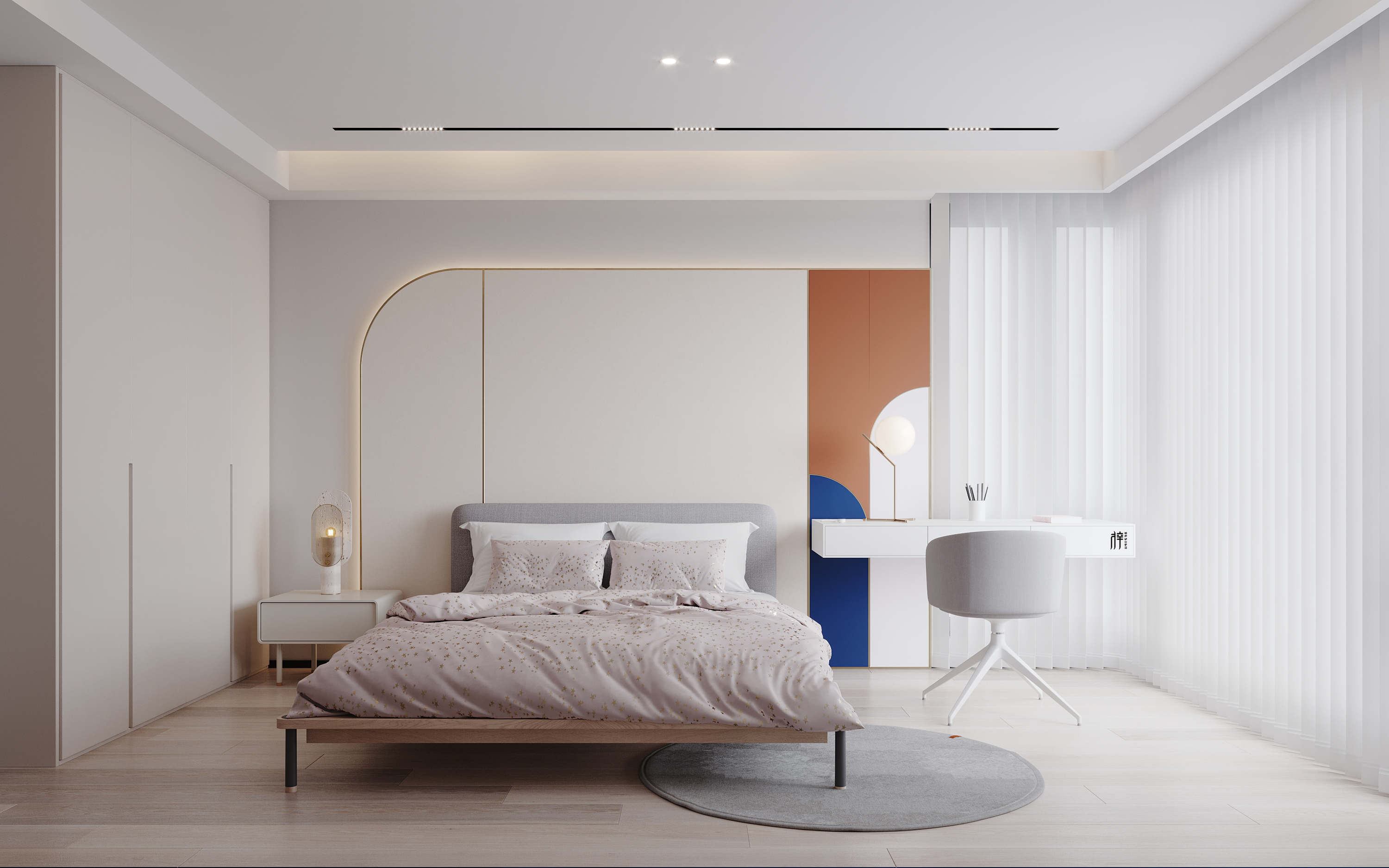 深灰与奶油色的极简碰撞-17