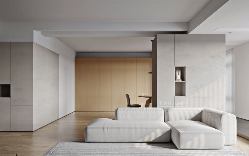 现代极简别墅丨李智锋-1