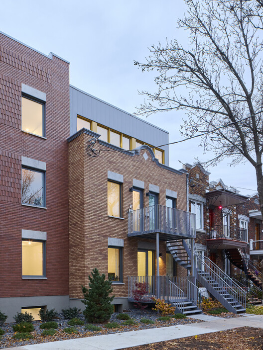 Le LouisHébert Housing 现代遗产建筑设计丨加拿大蒙特利尔丨NatureHumaine-9