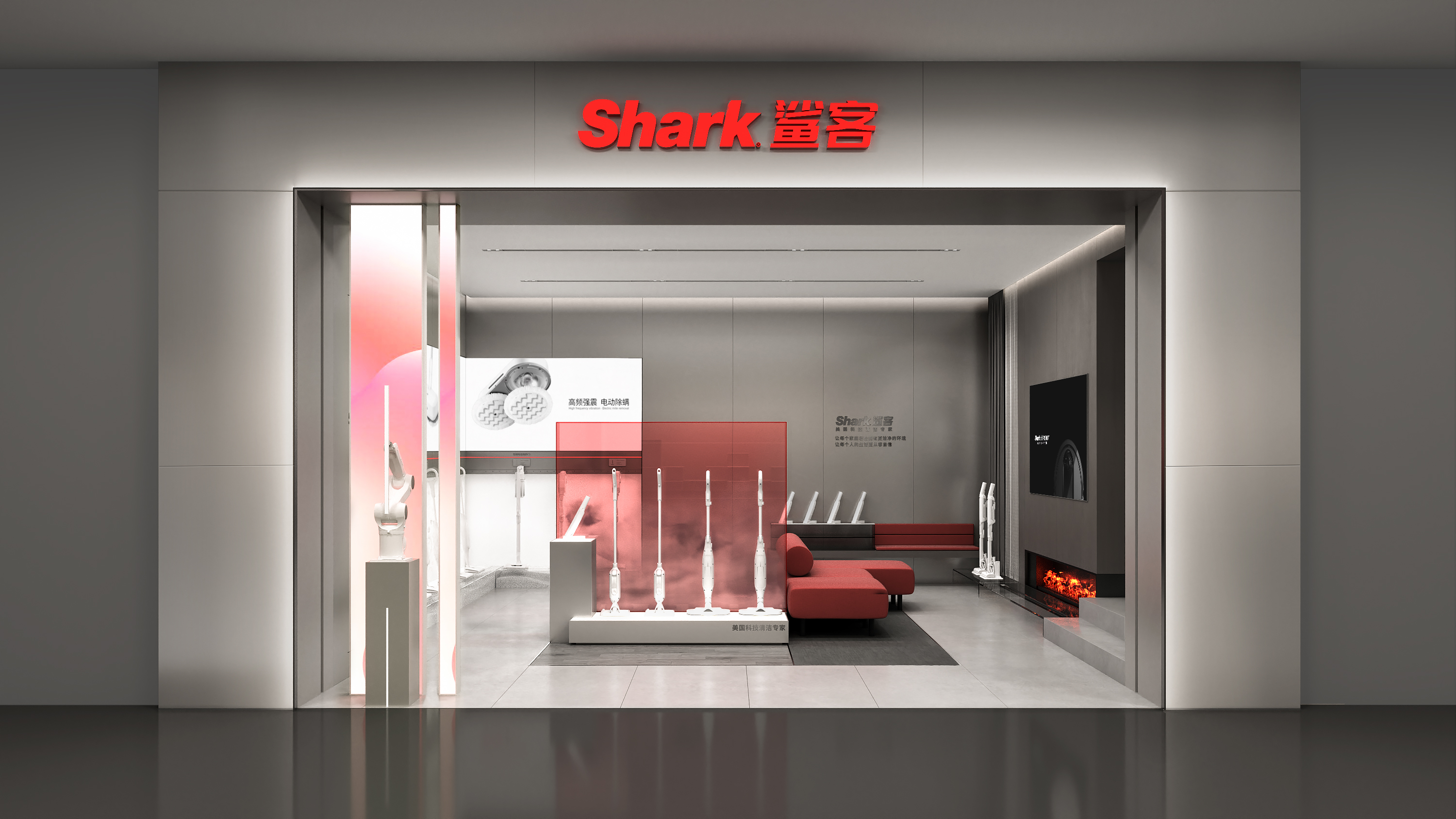 Shark旗舰店+标准店+体验区设计丨inDareSpace-20