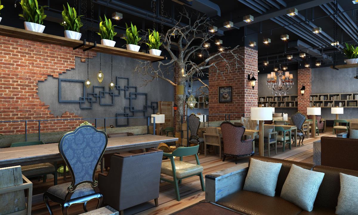 咖啡厅设计——“润咖啡”吉林店-7