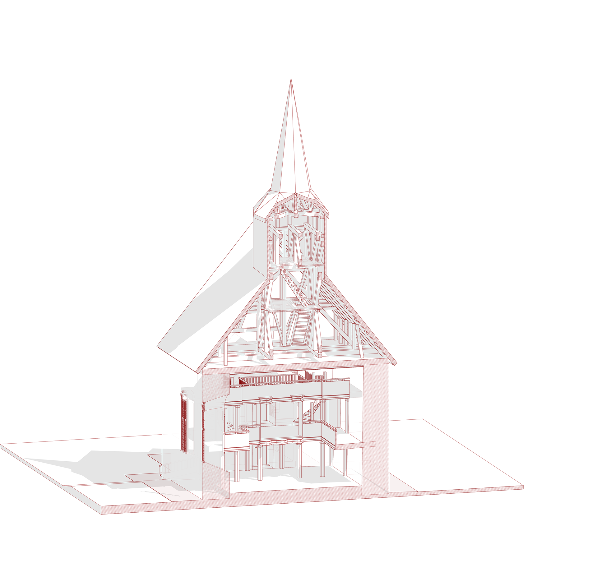 Røyken kirke 教堂丨挪威-10