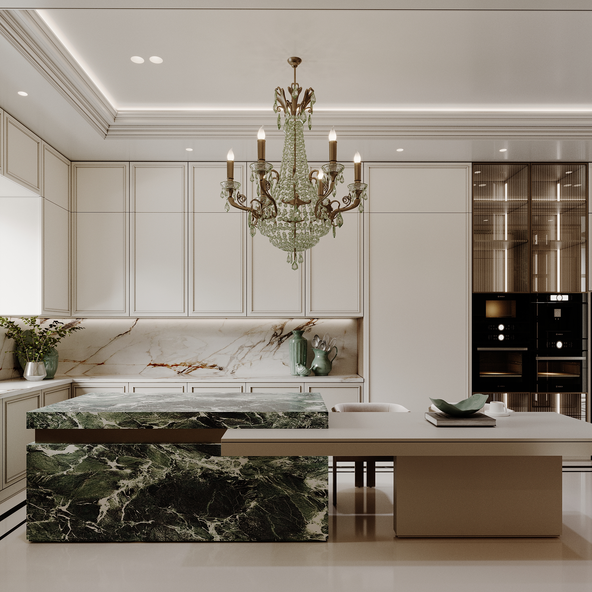 Luxury Neoclassic Kitchen-8